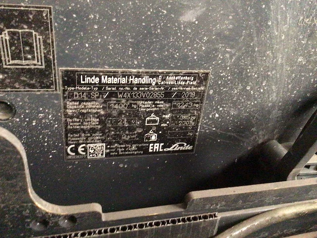 2019 linde d14sp stapelaar - afbeelding 3 van  12