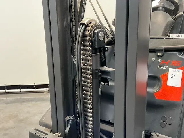 2019 linde h16t-01 vorkheftruck - afbeelding 19 van  20