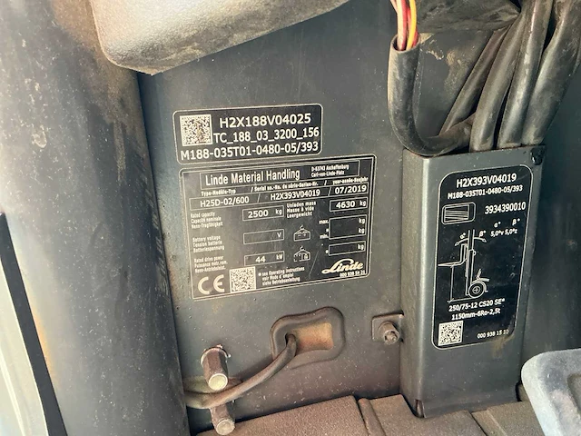 2019 linde h25d–02 vorkheftruck - afbeelding 2 van  15