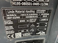 2019 linde h80-03/900 vorkheftruck - afbeelding 21 van  28
