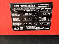 2019 linde l14 stapelaar - afbeelding 4 van  13