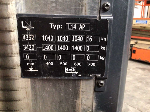 2019 linde l14ap stapelaar - afbeelding 3 van  12