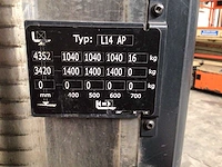 2019 linde l14ap stapelaar - afbeelding 3 van  12