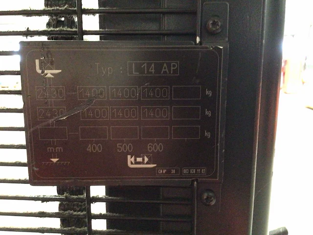 2019 linde l14ap stapelaar - afbeelding 5 van  14