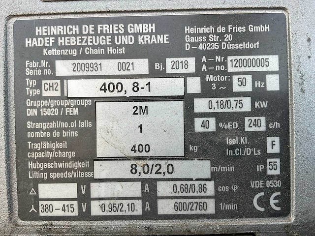 2019 lissmac lmk400 tfe lijmkraan - afbeelding 11 van  20