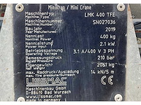 2019 lissmac lmk400 tfe lijmkraan - afbeelding 13 van  20