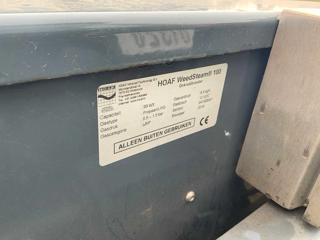 2019 lm trac hoaf weedsteam 100 onkruidborstel - afbeelding 50 van  54