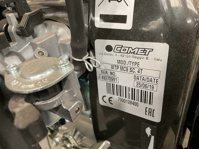 2019 loncin mtp mc8 sc.4t benzine motor - afbeelding 5 van  5