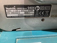 2019 makita 9404 j bandschuurmachine - afbeelding 2 van  3