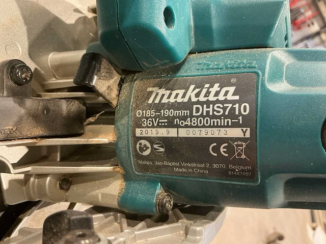 2019 makita dhs710 cirkelzaagmachine - afbeelding 5 van  5