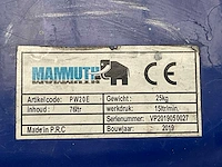 2019 mammuth pw20e onderdelenreiniger - afbeelding 4 van  4