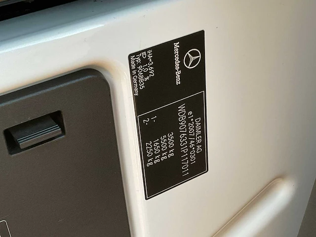 2019 mercedes-benz 319 v6-3.0 bedrijfswagen - afbeelding 3 van  25