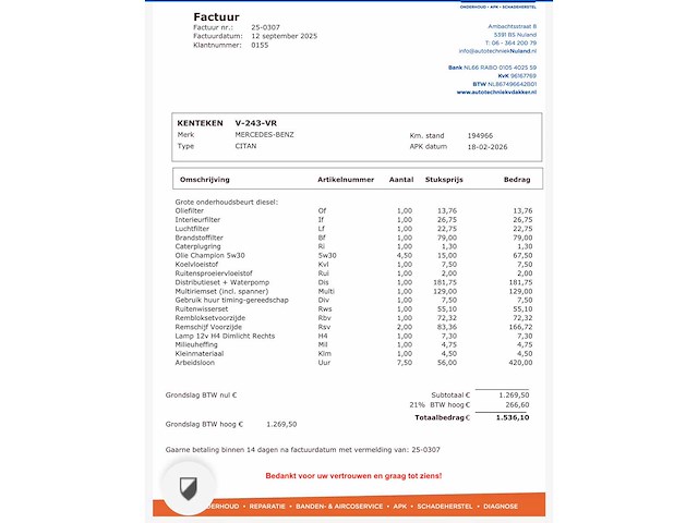 2019 mercedes-benz citan bedrijfswagen - afbeelding 22 van  29