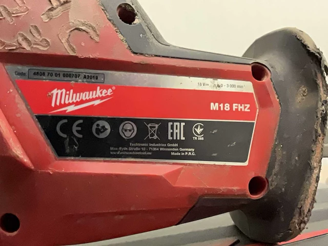 2019 milwaukee m18 fhz reciprozaag - afbeelding 3 van  5