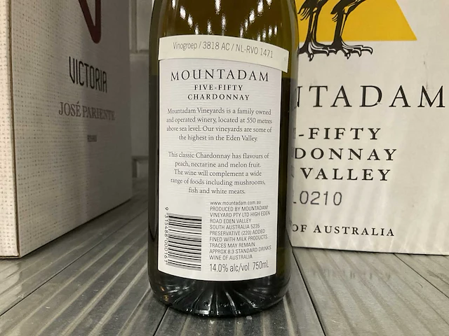 2019 mountadam witte wijn (12x) - afbeelding 2 van  3