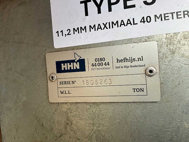 2019 nitchi mh-5 elektrische kettingtakel - afbeelding 2 van  13