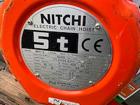2019 nitchi mh-5 elektrische kettingtakel - afbeelding 5 van  13