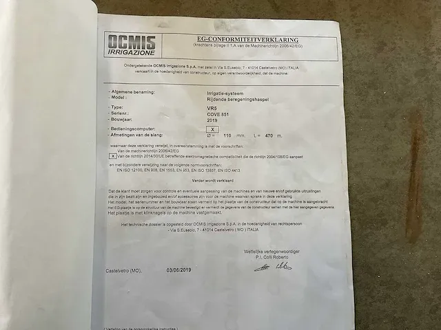 2019 ocmis 110 vr5 variorain beregeningshaspel - afbeelding 7 van  17