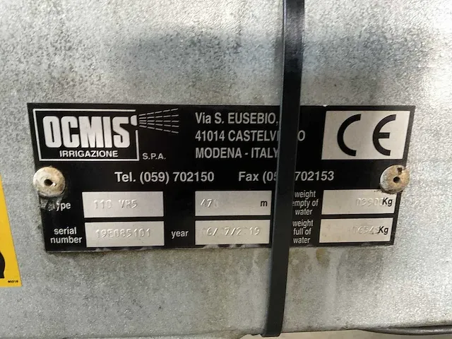 2019 ocmis 110 vr5 variorain beregeningshaspel - afbeelding 9 van  17