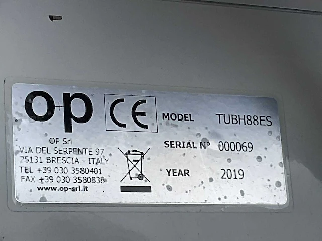 2019 o+p press turbomatic h88 es slangenpers - afbeelding 10 van  10
