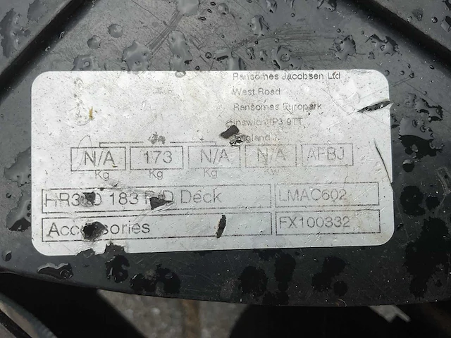 2019 ransomes hr 300 zitmaaier - afbeelding 18 van  18