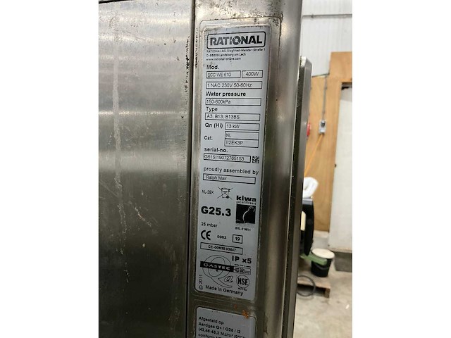 2019 rational scc we 61g selfcooking center - afbeelding 9 van  11