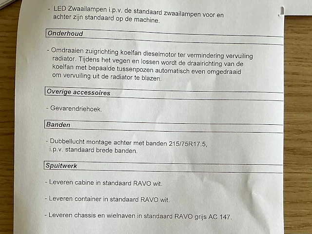 2019 ravo 540 sth straatveegmachine - afbeelding 60 van  63