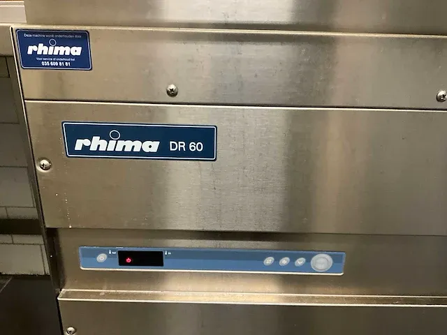 2019 rhima dr60 korvenvaatwasmachine - afbeelding 2 van  6