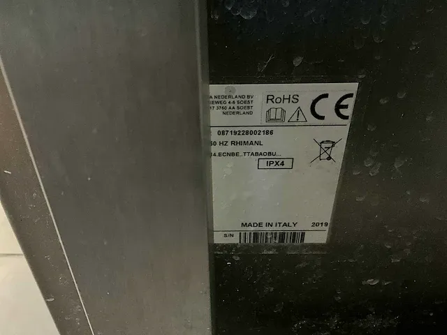 2019 rhima dr60 korvenvaatwasmachine - afbeelding 5 van  6