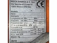 2019 ricca andrea magik multiuse 16 houtsplijtmachine aanhanger - afbeelding 10 van  18
