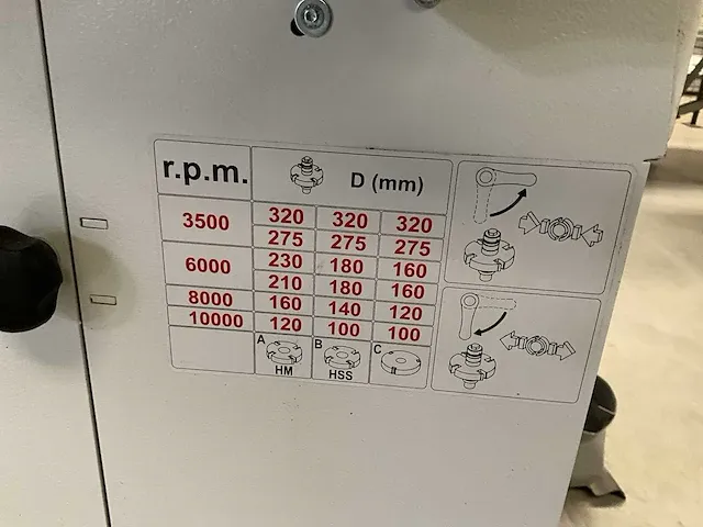 2019 scm minimax t 55es t-01 verticale freesmachine - afbeelding 6 van  16