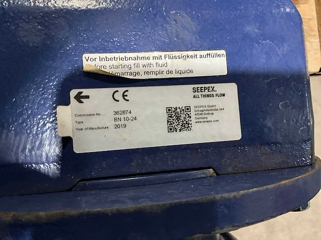 2019 seepex bn 10-24 pompunit - afbeelding 6 van  6