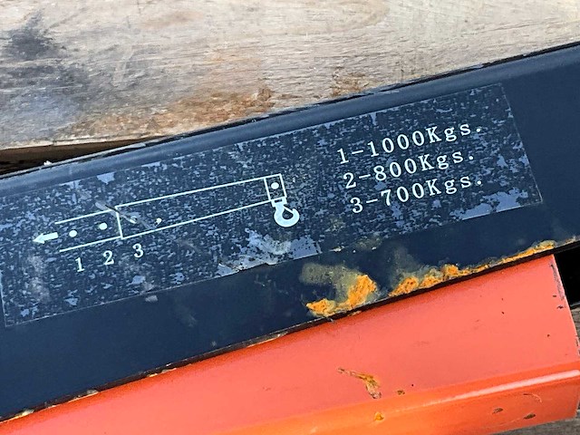 2019 shop crane gwk-1000 werkplaatskraan - afbeelding 2 van  11