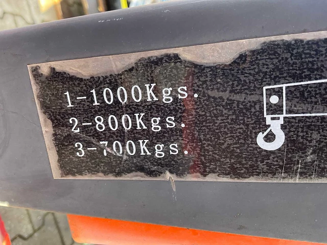2019 shop crane gwk-1000 werkplaatskraan - afbeelding 6 van  9