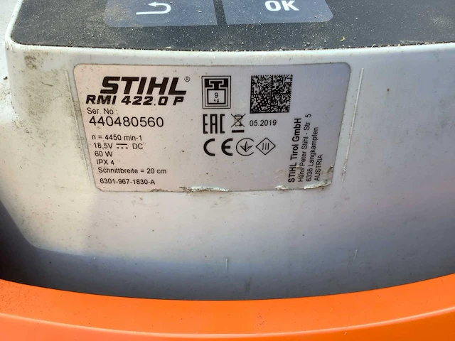 2019 stihl rmi422p robotmaaier - afbeelding 7 van  7
