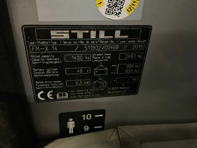 2019 still fm-x14 reach truck - afbeelding 6 van  15