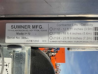 2019 sumner manufacturing 2124 materiaallift / kanaallift - afbeelding 2 van  10