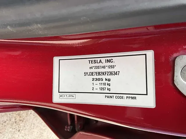 2019 tesla model 3 long range dual motor personenauto - afbeelding 29 van  35