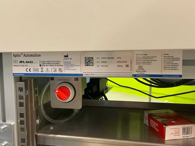 2019 track system siemens dimension vista 500/1500/1500 chemie analyseer machine met voor-analyselijn - afbeelding 55 van  98