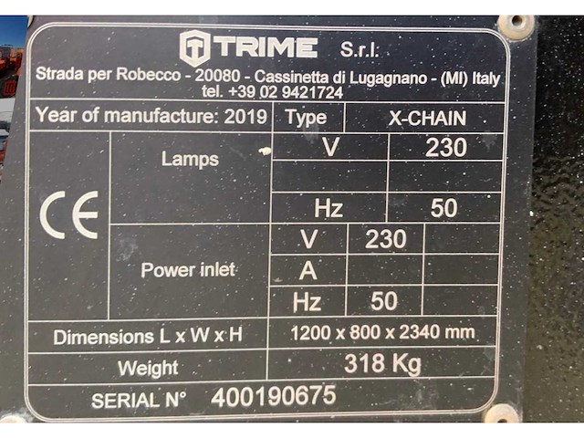 2019 trime x-chain stationaire lichtmast - afbeelding 7 van  15
