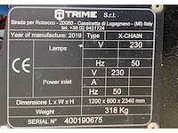 2019 trime x-chain stationaire lichtmast - afbeelding 7 van  15