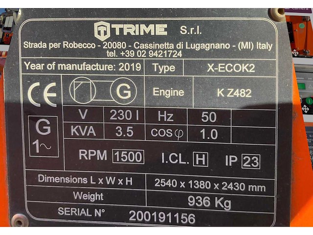 2019 trime x-eco a0031 led lichtmast aggregaat aanhangwagen - afbeelding 13 van  21