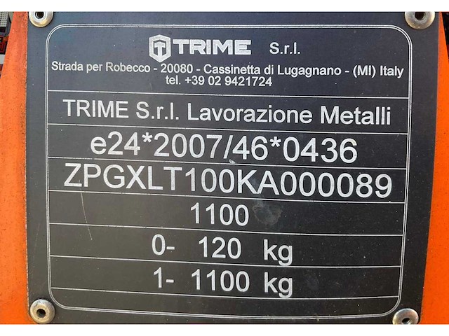 2019 trime x-eco a0031 led lichtmast aggregaat aanhangwagen - afbeelding 14 van  21