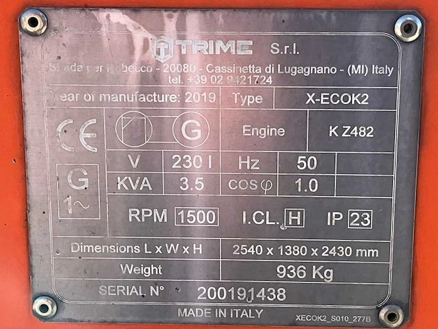 2019 trime x-eco k2 lichtmast aanhangwagen - afbeelding 18 van  26