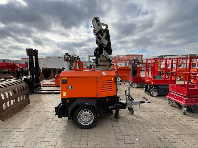 2019 trime x-ecok2 led lichtmast aggregaat aanhangwagen - afbeelding 16 van  21