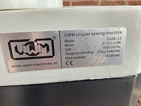 2019 uwm 315 afkortcirkelzaagmachine - afbeelding 7 van  7