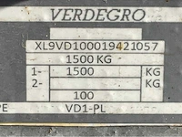 2019 verdegro vd1-pl pijl aanhangwagen - afbeelding 20 van  20