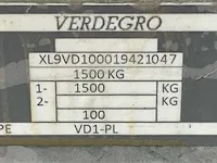 2019 verdegro vd1-pl solar pijl aanhangwagen - afbeelding 13 van  20