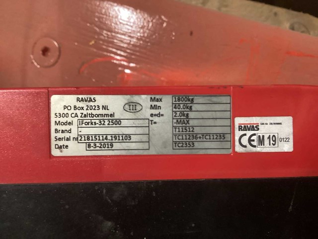 2019 vetter ravas weegvorken - afbeelding 6 van  7