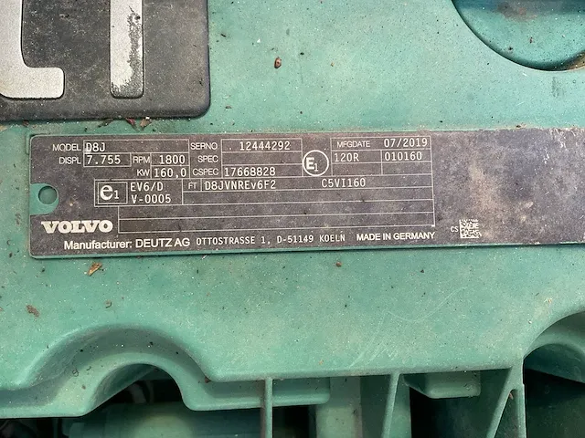 2019 volvo ec250el rupsgraafmachine - afbeelding 17 van  45